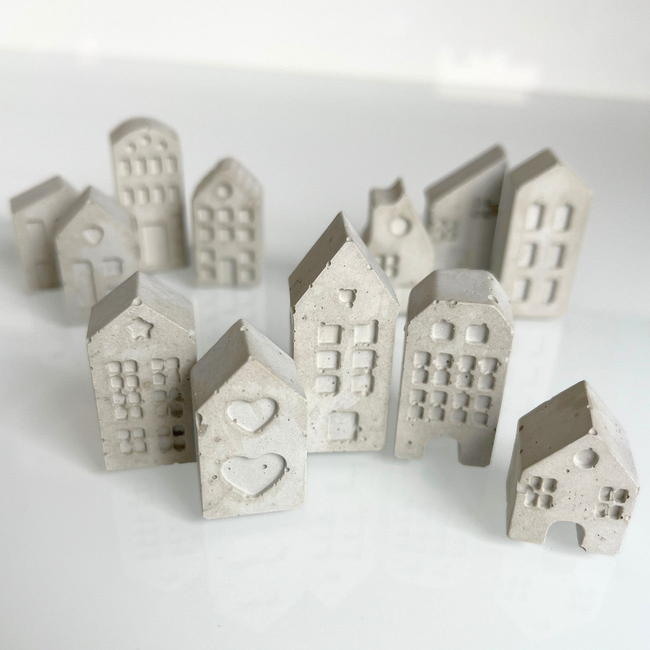 Betonové mini domečky CASITA jako poetická dekorace