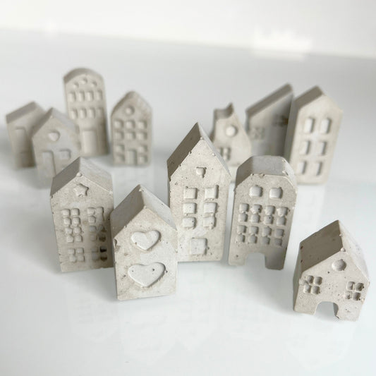 Betonové mini domečky CASITA jako poetická dekorace